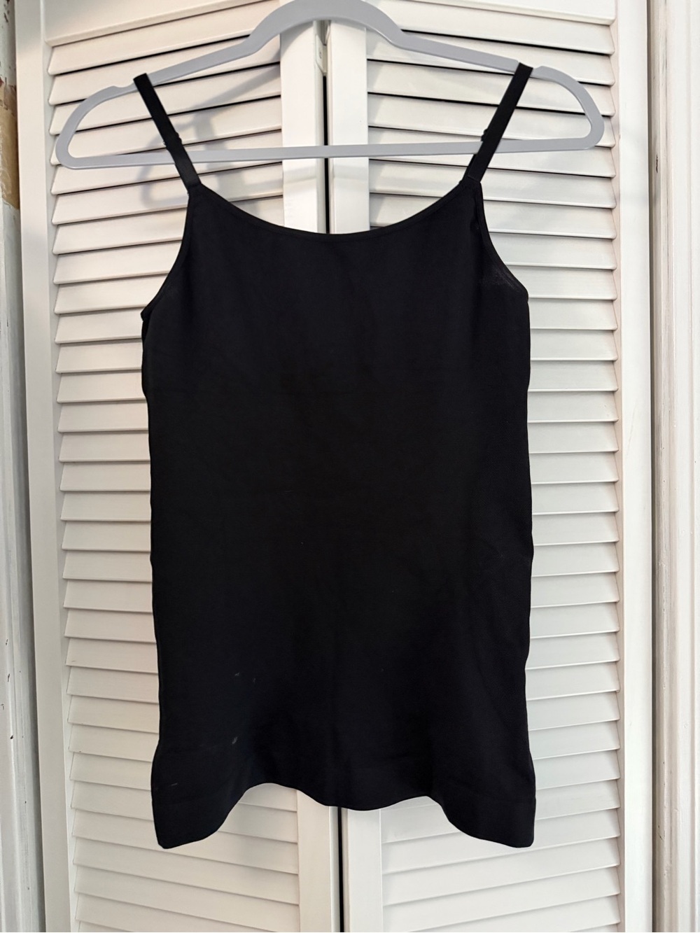 Shapermint Black Slim-Strap Camisole